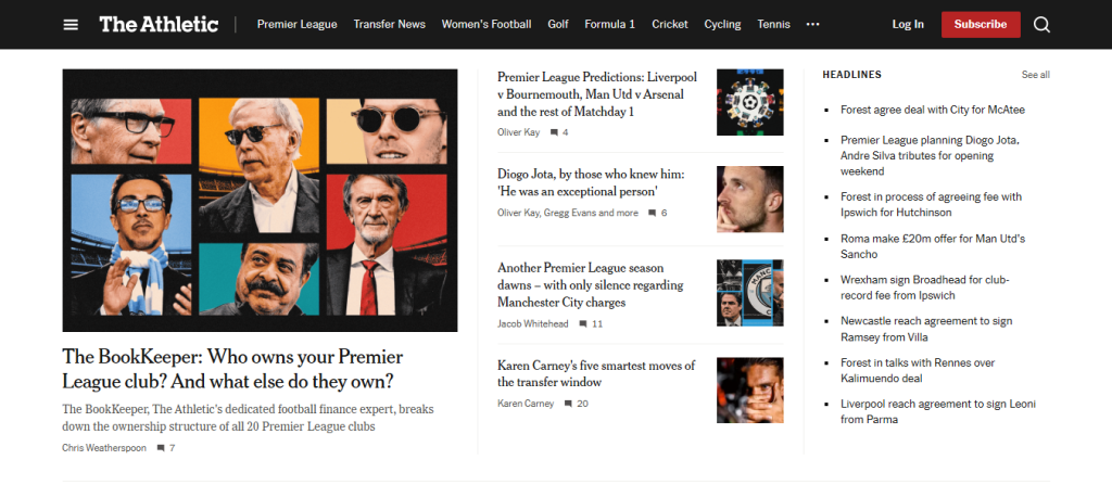 The Global Powerhouse: The Athletic